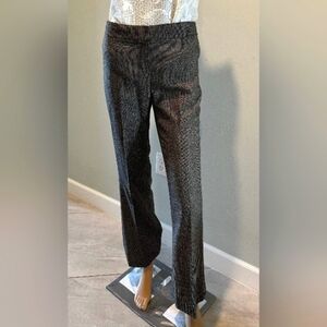 Elie Tahari Brown Tweed Theora Pants  Size 0. New With Tags